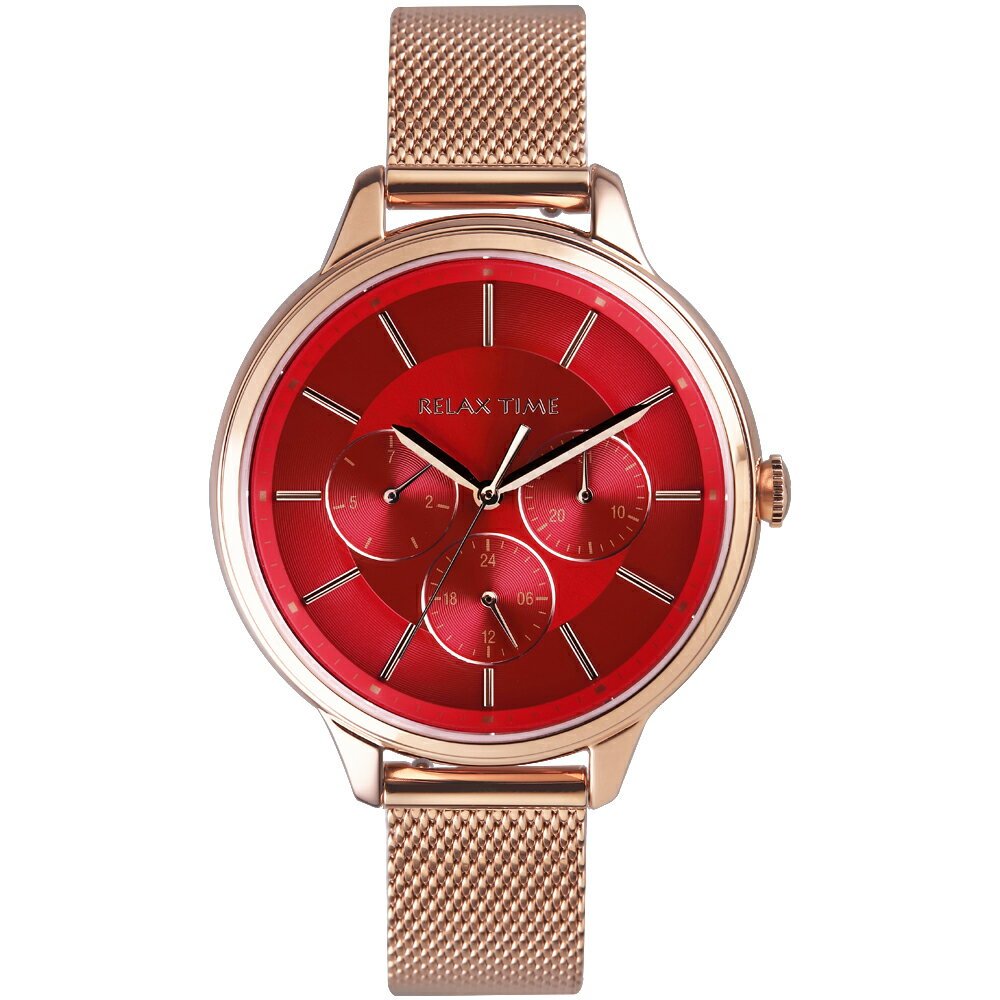 送禮首選★RELAX TIME 米蘭錶帶系列腕錶RT-79-6 附提袋【全館滿額折價★APP下單4%點數回饋】