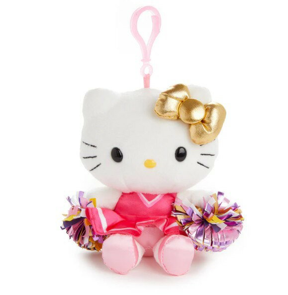 【震撼精品百貨】Hello Kitty 凱蒂貓~日本SANRIO三麗鷗 KITTY絨毛玩偶吊飾-啦啦隊*16609