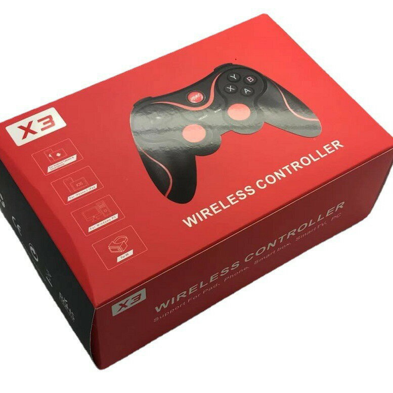 X3手機藍芽無線遊戲手柄手機遊戲手柄iOS安卓手柄相容pc支架