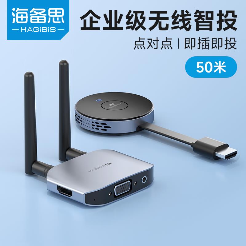 【臺灣公司 可開發票】海備思無線投屏器同屏電腦HDMI高畫質傳輸連線電視投影儀顯示點對點