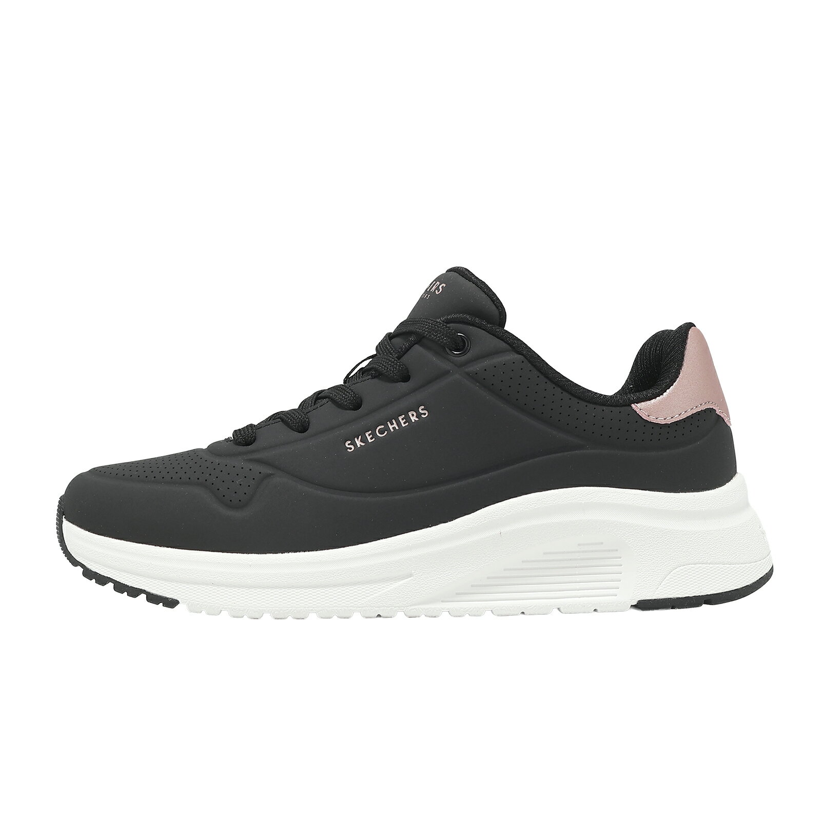 Skechers 休閒鞋 Uno Lite 2 女鞋 黑 輕量 緩衝 運動鞋 190265BLK