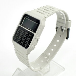 CASIO手錶 素雅白電子計算機膠錶【NECD39】原廠公司貨