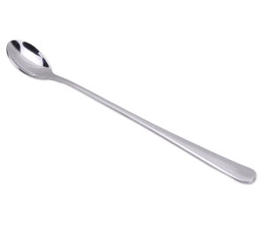 24cm加長不銹鋼長柄冰勺創意甜品勺咖啡勺冰淇淋勺棒攪拌勺長勺