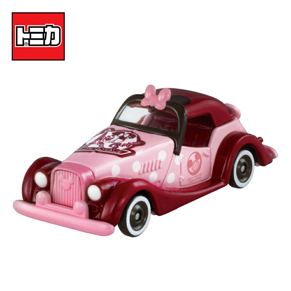 【日本正版】TOMICA 環遊世界系列 米妮 老爺車 玩具車 Disney Motors 多美小汽車 - 179061