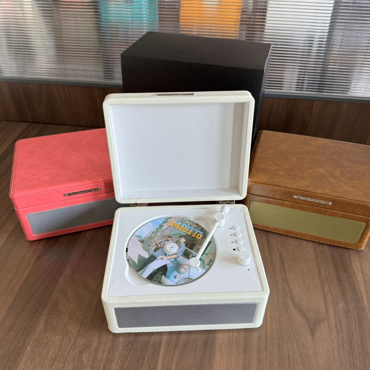 懷舊復古CD播放器一體式CD機藍牙音箱hifi音U盤TF卡專輯擺件禮品【宜家良品百貨】