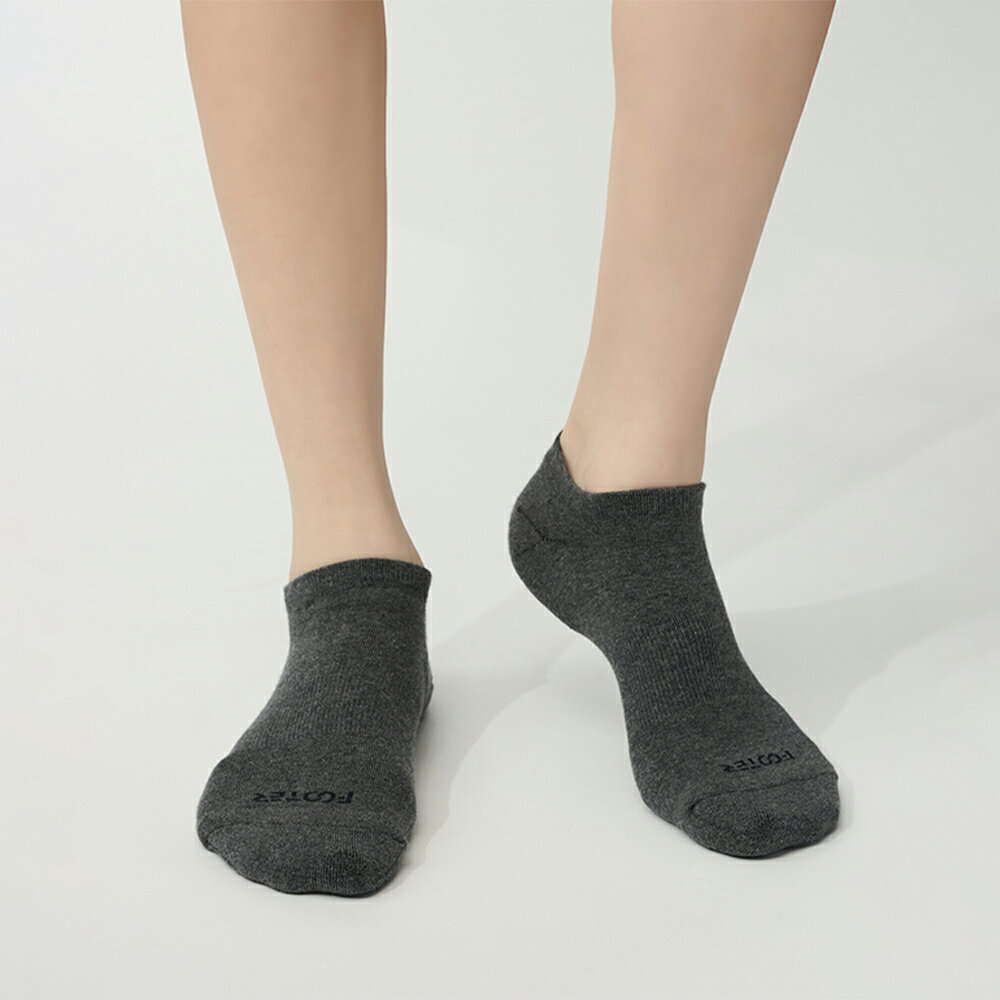 FOOTER 微分子氣墊單色船型薄襪 除臭襪 薄襪 氣墊襪 短襪(女-T71M) 0