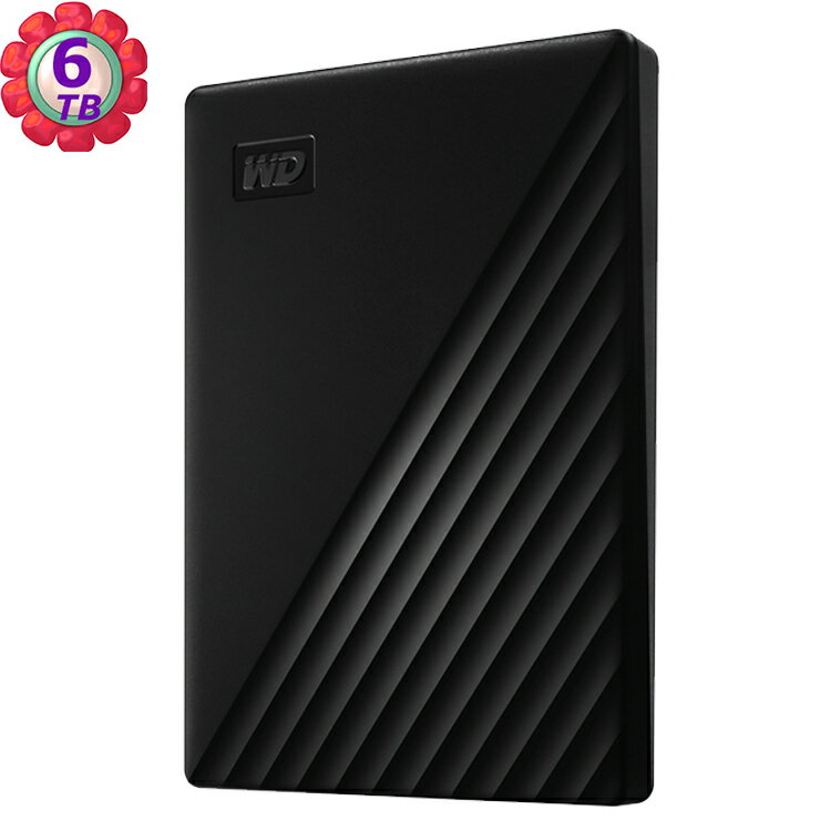 WD My passport 6TB 黑色 USB 3.2 外接硬碟 2.5” 公司貨