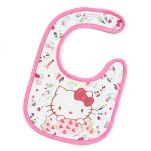大賀屋 日貨 Hello Kitty 圍兜兜 圍脖 兒童 嬰兒 兒童用品 嬰兒用品 三麗鷗 正版 J00010615