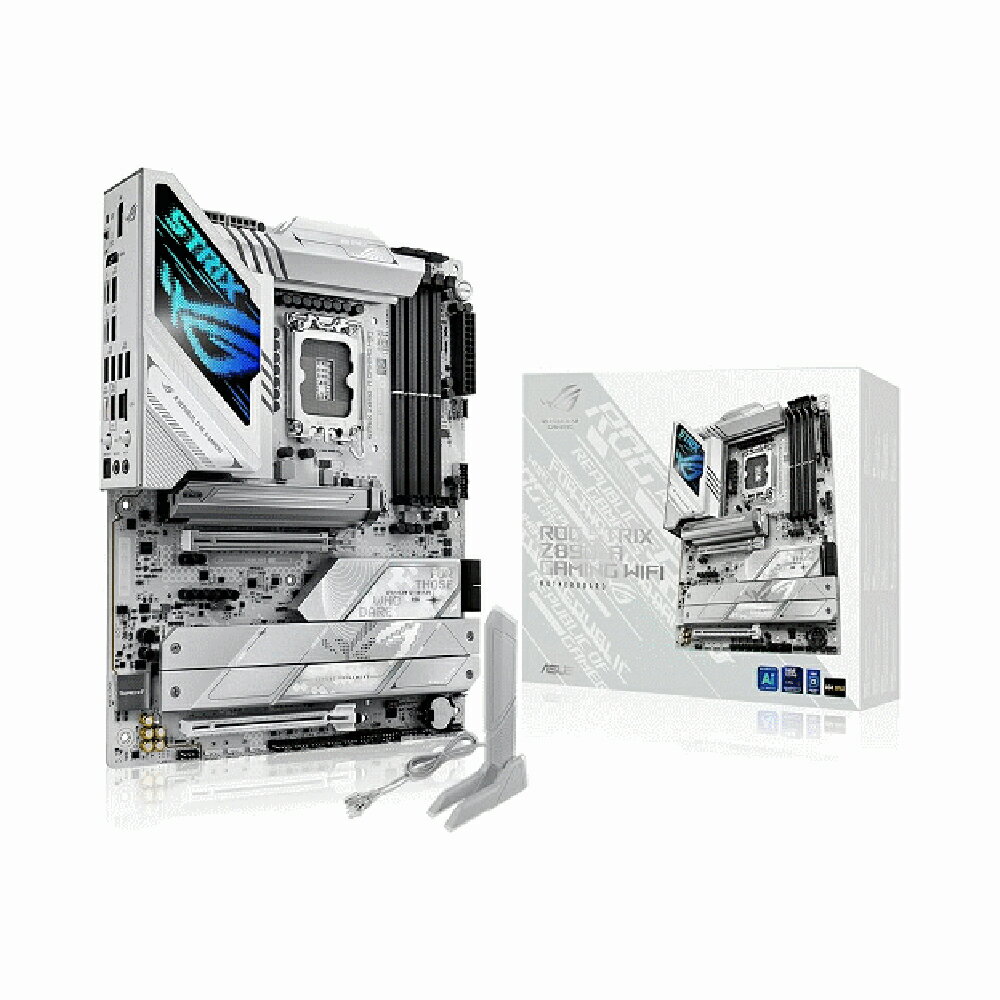 ASUS 華碩 ROG STRIX Z890-A GAMING WIFI 白色板主機板 STRIX-Z890-A-GAMING-WIFI
