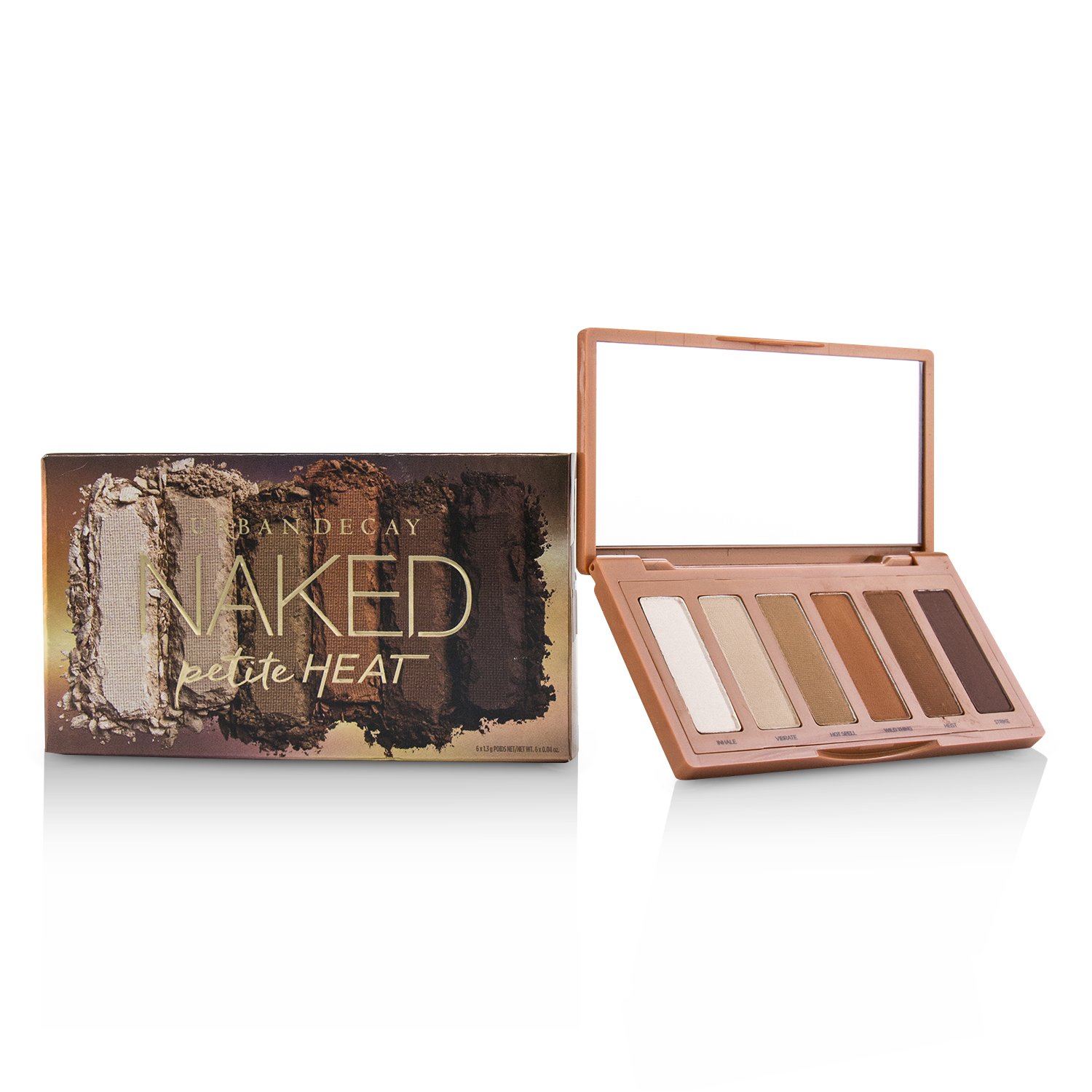 Urban Decay - Naked Petite Heat迷你六色眼影盤: 5x眼影，1x提亮眼影