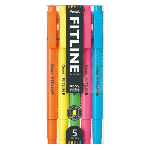 寒暑假必備【史代新文具】飛龍牌Pentel SLW11 雙頭 螢光筆 5色組