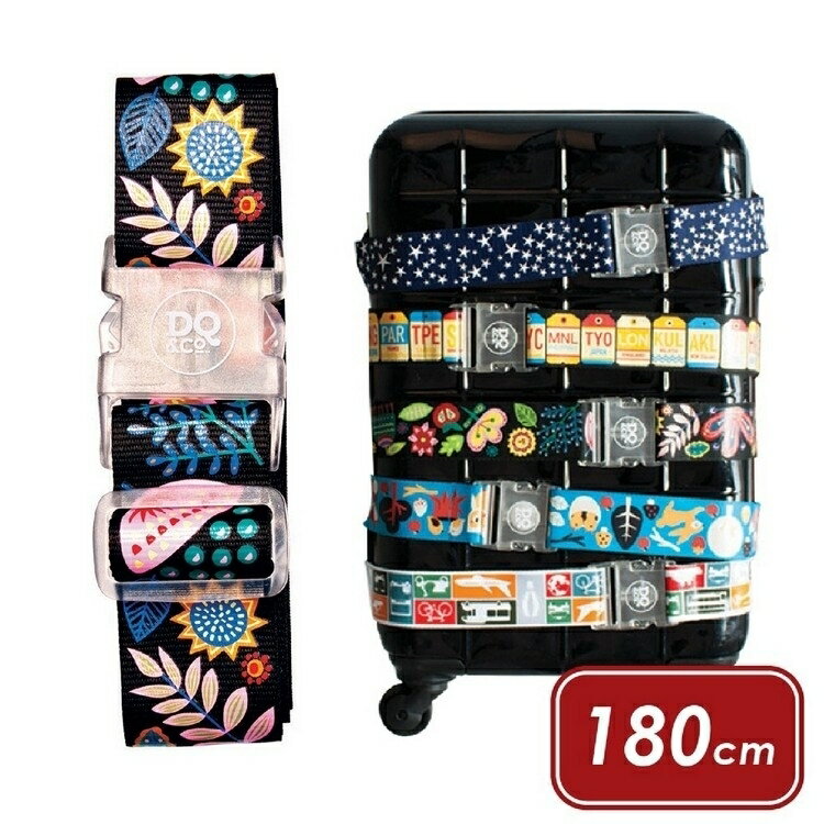 《DQ&CO》行李綁帶(異想世界180cm) | 行李箱固定帶 扣帶 束帶 綑綁帶 旅行箱帶