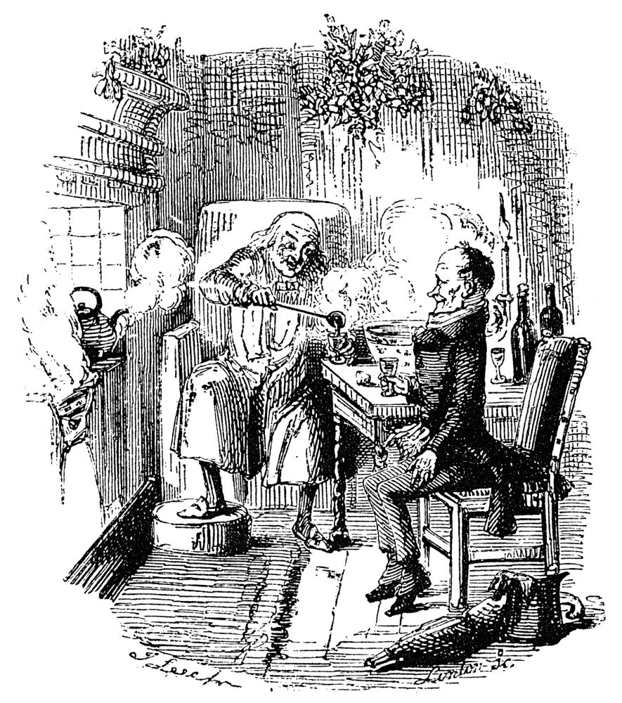 posterazzi-dickens-christmas-carol-1843-ebenezer-scrooge-and-bob-cratchit-etching-by-john-leech