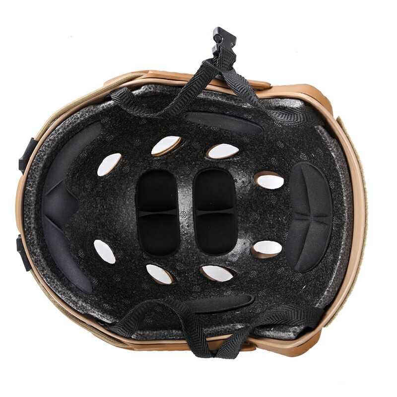 快速反應多功能頭盔頭罩騎行CS防護鋼盔帽二級頭裝備偽裝布盔布套 2