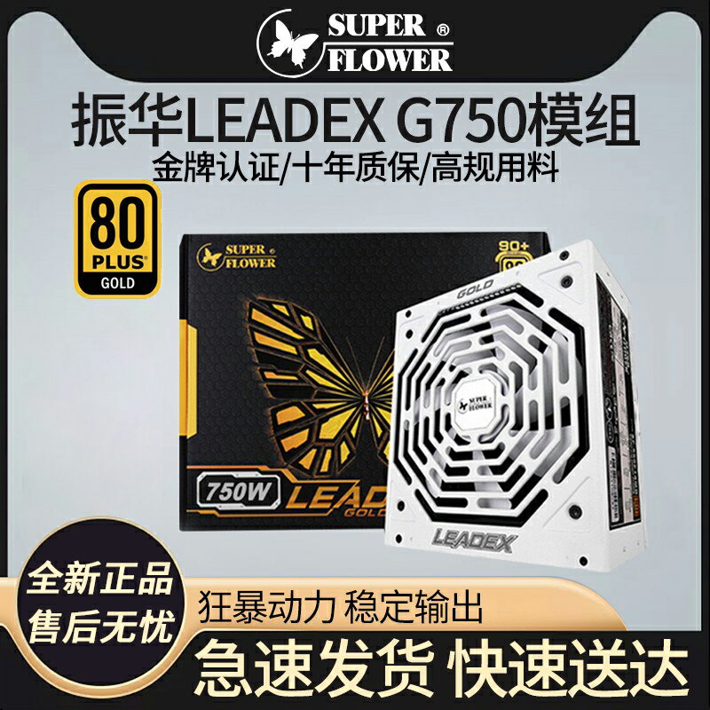 振華Leadex G 650W 750W 850W金牌全模組臺式機靜音1000W電腦電源