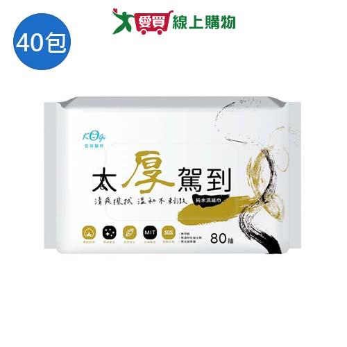 宏瑋太厚駕到濕巾80抽x40包(箱)【愛買】