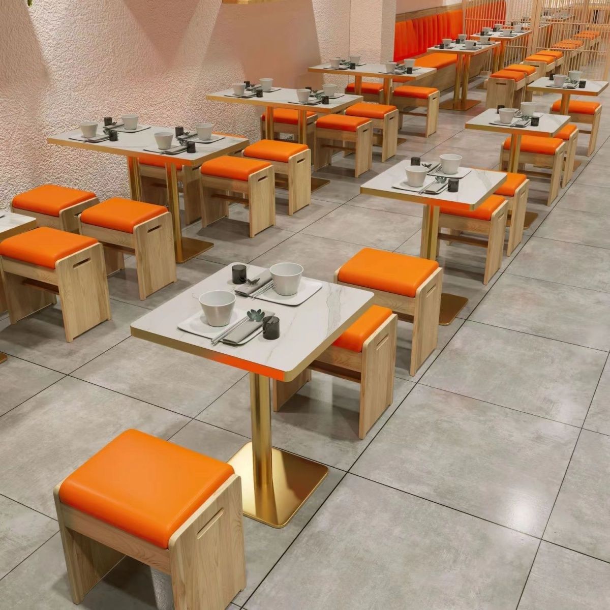 免運 餐桌 家用餐桌 早餐桌 飯桌 餐飲奶茶小吃面館商用早餐麻辣燙凳子餐桌小吃店桌椅餐桌椅組合特惠/開立發票K1009