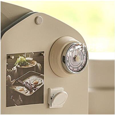 HH復古廚房計時器機械可視化烹飪定時提醒器學生時間管理鬧鐘磁吸【林之舍】