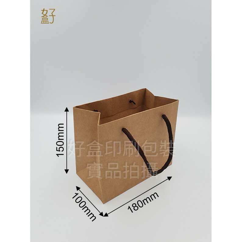 牛皮紙袋/18x10x15公分/牛皮紙手提袋/現貨供應/型號D-16106/◤ 好盒 ◢