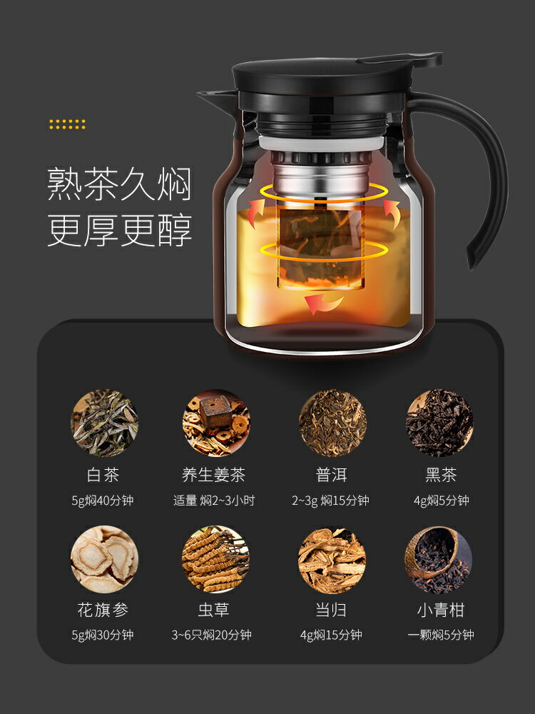 泡茶壺陶瓷內膽茶具套裝家用水壺耐高溫加厚耐熱過濾水壺煮茶壺器