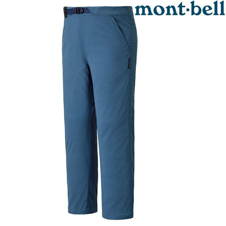 Mont-Bell 兒童款休閒彈性長褲/小朋友登山褲 1105590 1105591 BLAC 藍