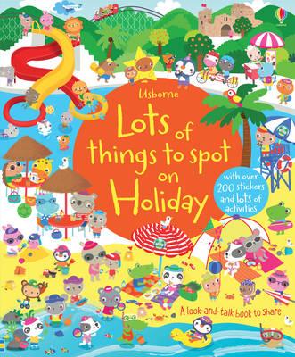 Usborne Lots of things to spot on Holiday 尋找遊戲貼紙書-假期 ＊夏日微風＊