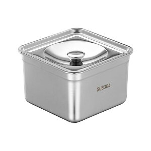 調理盆 佐料盆304加厚不銹鋼帶蓋味盅調料罐廚房家用防潮料盒收納佐料盒調味盒