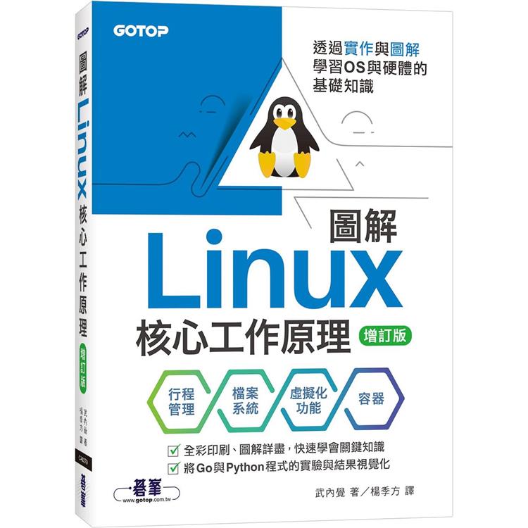 圖解Linux核心工作原理|透過實作與圖解學習OS與硬體的基礎知識【增訂版】