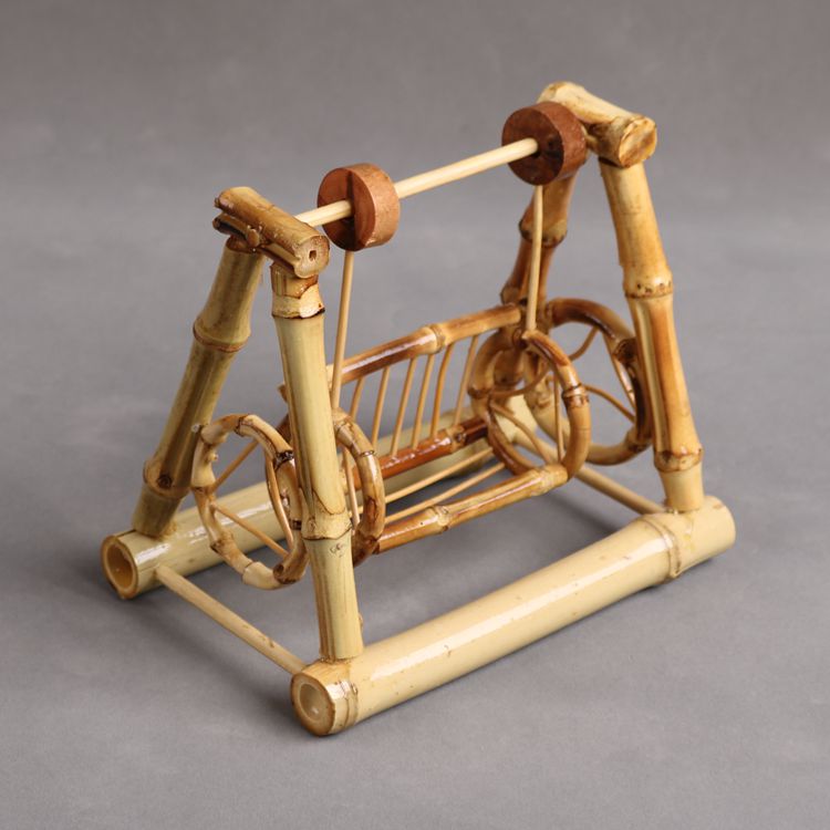 包郵懷舊竹木制品風車家具裝飾品擺件工藝品茶幾臥室擺設創意家居 3