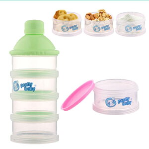 奶粉桶密封罐防潮嬰兒奶粉盒便攜式外出大小號裝奶粉迷你儲物粉盒