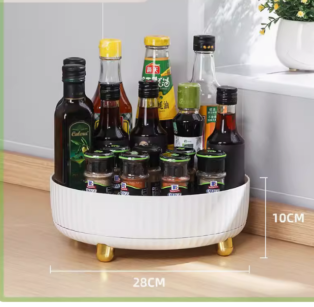 可旋轉置物架 廚房專用調味料收納盒 用品用具 家用大全 各種神器