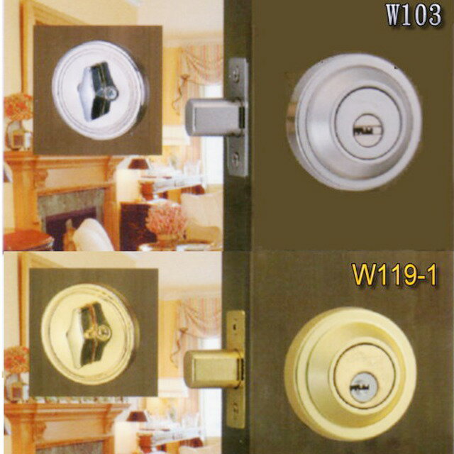 門鎖 『WACH』花旗 門鎖 W103銀 / W1191金 輔助鎖（鎖閂60mm）卡霸鎖 補助鎖 單鎖頭 單面輔助鎖 硫化銅門鎖
