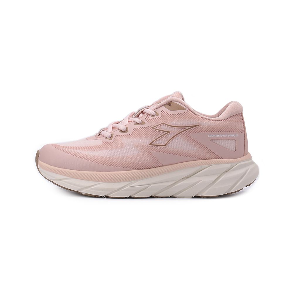 DIADORA 流星 避震運動跑鞋 沙粉 DA33700 女鞋