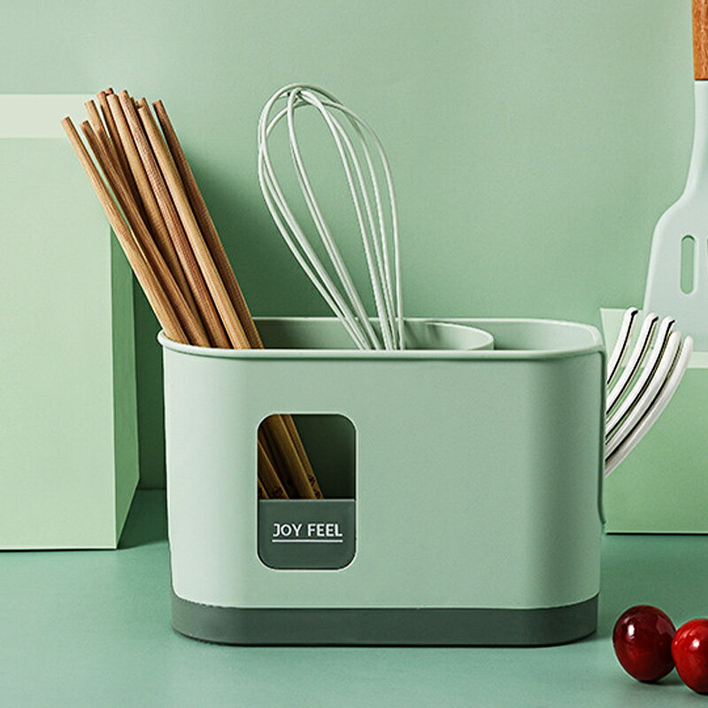 家用筷子架勺子置物收納架塑料筷子筒塑料家用廚房餐具勺子收納盒