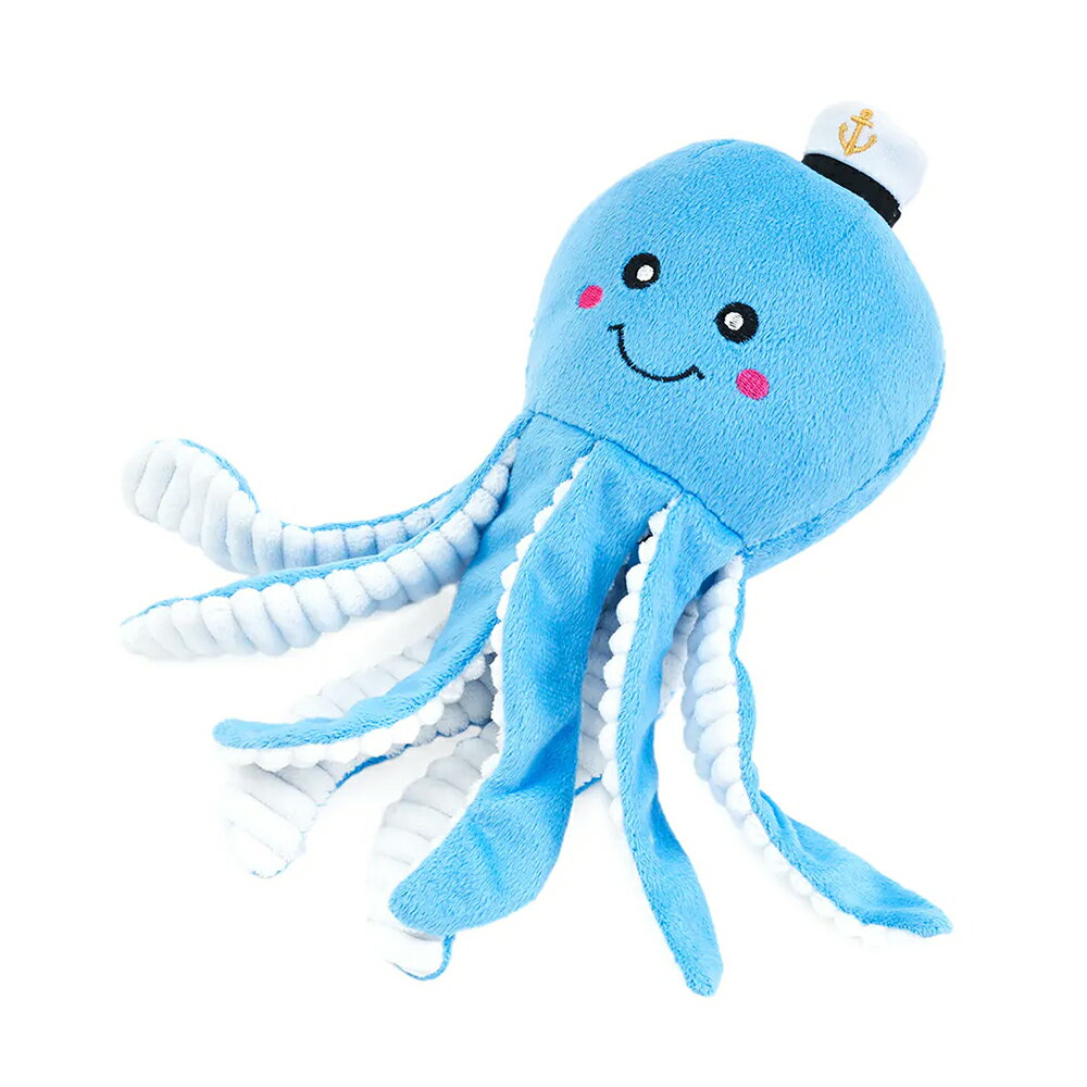 【SofyDOG】ZippyPaws 海底總動員-啾啾章魚 狗狗玩具 寵物玩具 發聲玩具 毛絨玩具