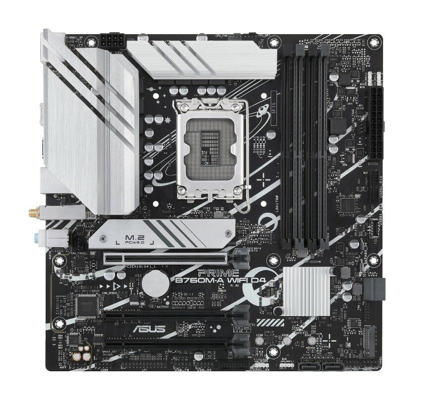 ASUS 華碩 PRIME B760M-A WIFI D4-CSM M-ATX DDR4 1700腳位 主機板 2