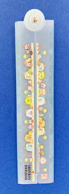 【震撼精品百貨】角落生物 Sumikko Gurashi SAN-X 摺疊尺(30公分)-藍草莓*75358 震撼日式精品百貨
