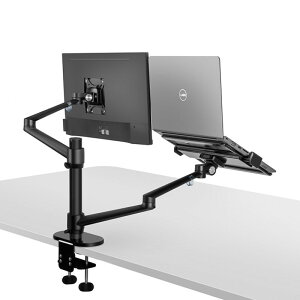 筆記本電腦支架顯示器臺式組合架子雙屏辦公桌面升降增高托架 全館免運