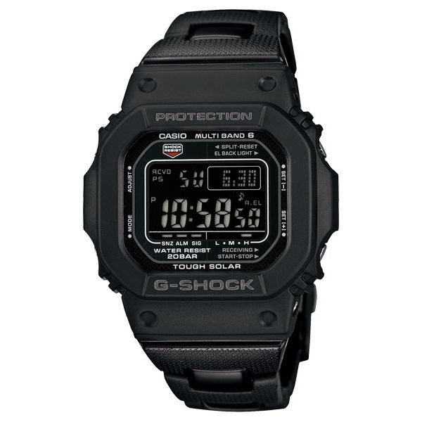 CASIO 卡西歐 G-SHOCK GW-M5610BC-1 複合錶帶數位時尚腕錶/黑面