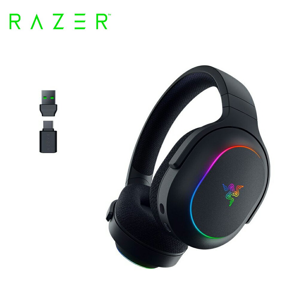【Razer 雷蛇】Barracuda X Chroma 梭魚無線耳機 X 幻彩版 黑色【三井3C】