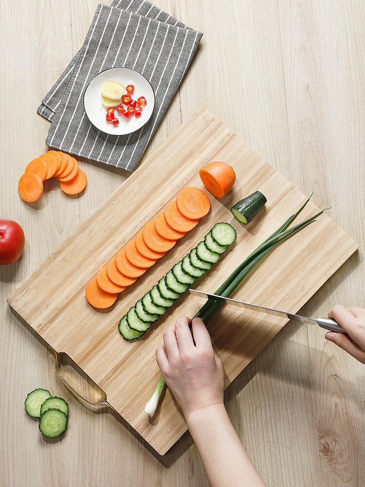 家用切菜板實木砧板整竹雙面刀板案板廚房和面板搟面粘板水果占板