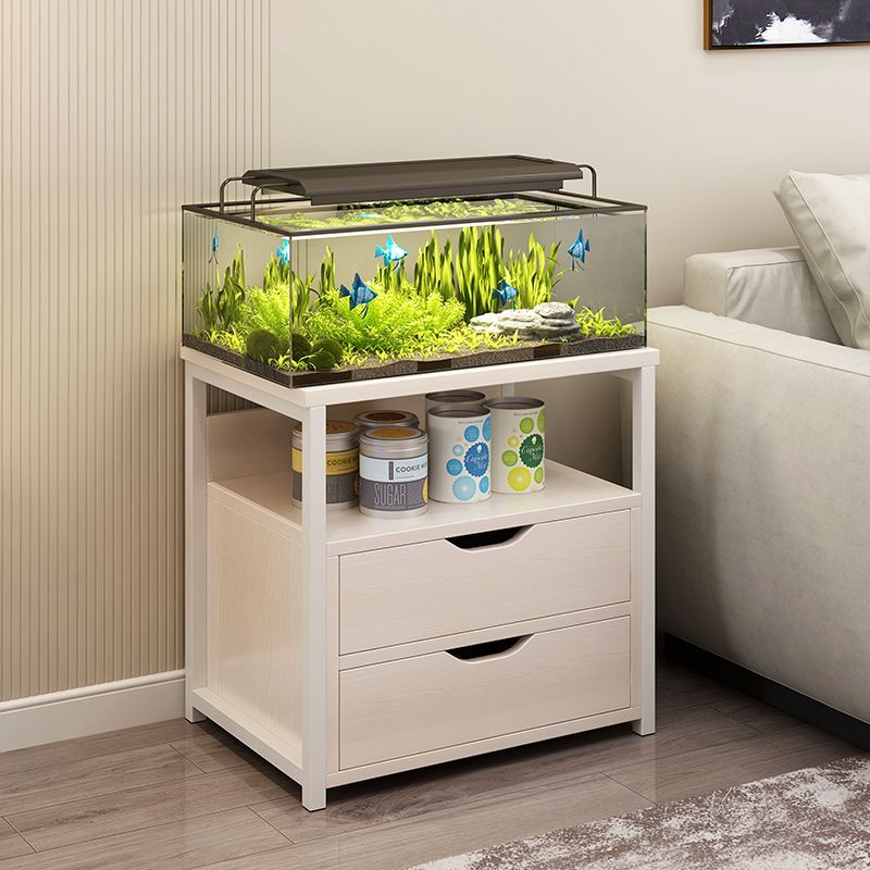 免運 魚缸架 收納架 置物架 魚缸底座魚缸架子魚缸小型家用簡約金屬鋼架水簇箱底架床頭桌子多層置物架