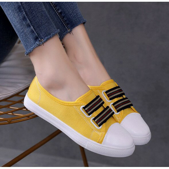 女鞋 帆布鞋 小白鞋 平底鞋 休閒鞋 三色 櫻桃嚴選 3