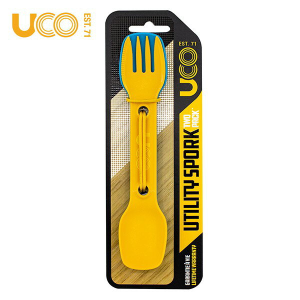 美國【UCO】UTILITY SPORK 餐具組 /無雙酚A /戶外用餐具 /輕便湯匙叉子 耐熱240度 至 -20度《長毛象休閒旅遊名店》