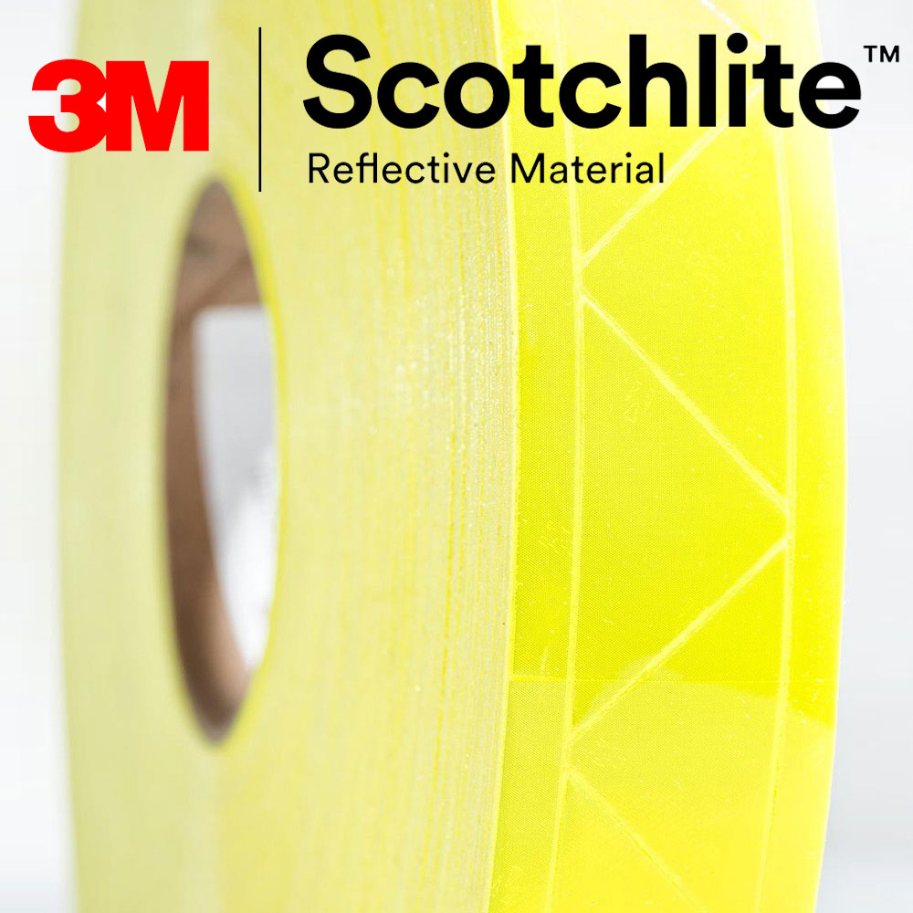 3M Scotchlite 6187R 反光晶格帶 反光條 反光材料 5CM寬 黃色反光條 可水洗反光布 適用於布料 Safetylite