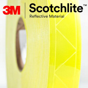 3M Scotchlite 6187R 反光晶格帶 反光條 反光材料3.8CM寬 黃色反光條 可水洗反光布 適用於布料 Safetylite