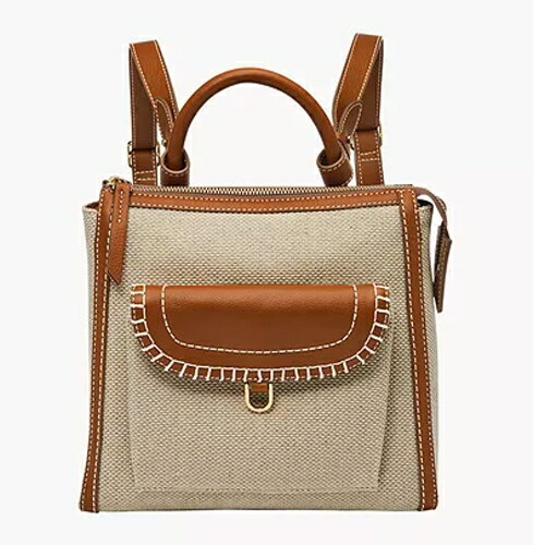 送禮首選★FOSSIL Parker 真皮迷你後背包-ZB1838248【美國時尚品牌】 附防塵袋+提袋【全館滿額折價★FOSSIL全系列包夾送美妝蛋】