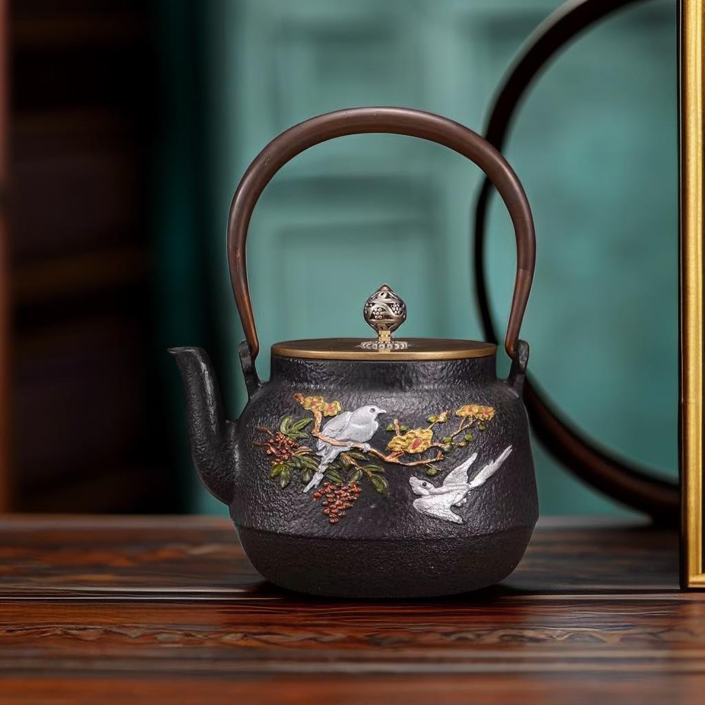 工廠直銷 免運 泡茶壺 鑄鐵壺 圍爐煮茶壺 鑄鐵鐵壺純手工茶具日本生鐵家用茶壺老式泡茶煮茶水壺日式套裝