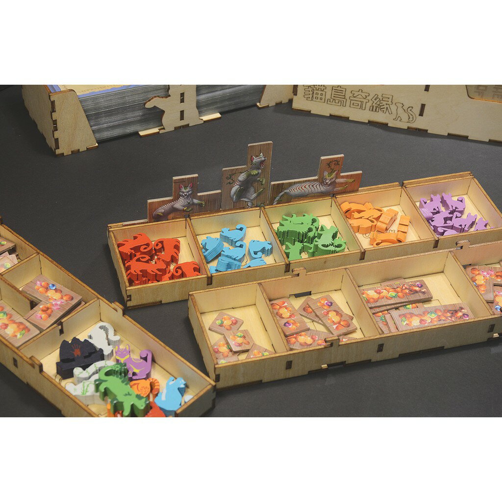 【桃園桌遊家】貓島奇緣 The Isle of Cats 桌遊收納盒【免膠組裝】【烏鴉盒子】 3