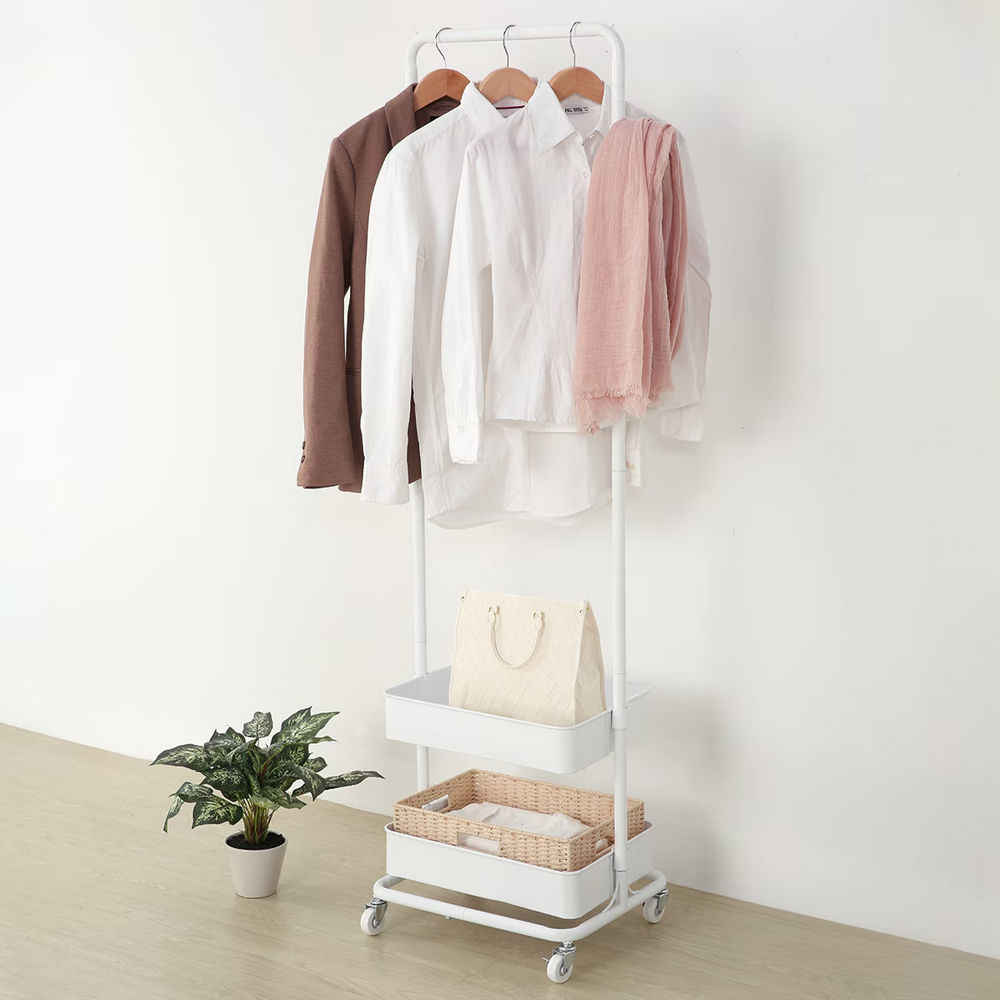 雙籃子掛衣架 DX2s01 WH NITORI宜得利家居